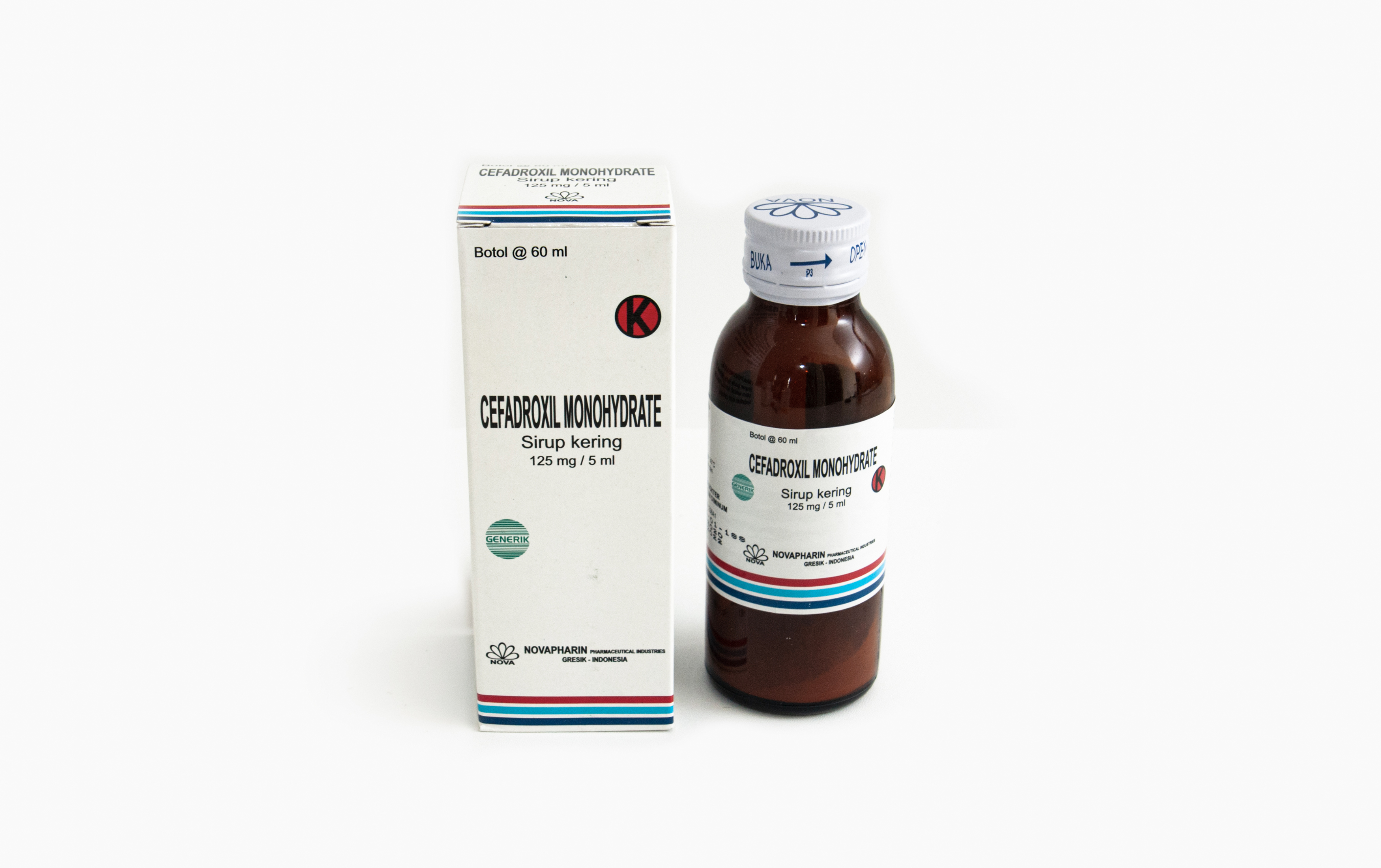 Novapharin - CEFADROXIL 125 MG - Dry Syrup